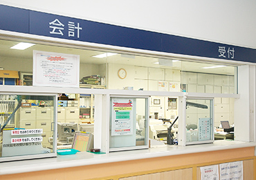 会計・受付カウンターの写真